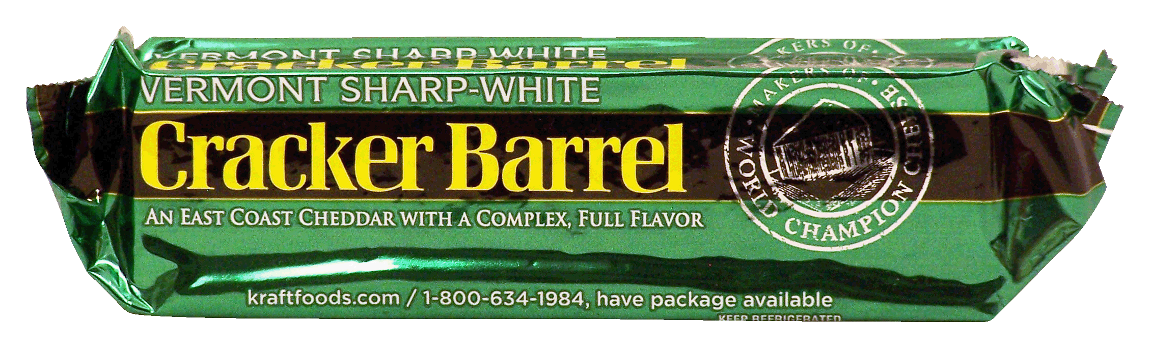 Cracker Barrel  vermont sharp-white natural sharp cheddar cheese Full-Size Picture